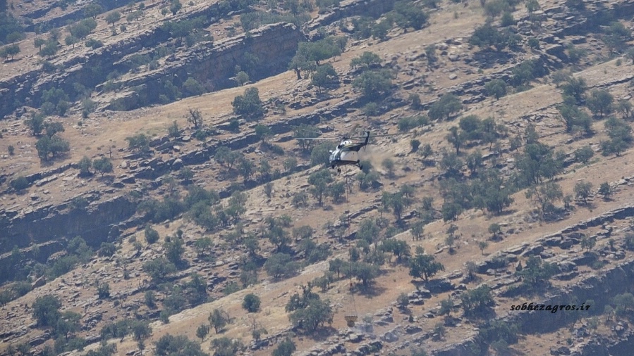 تصاویری از عملیات مهار آتش سوزی ارتفاعات شمال گچساران 64