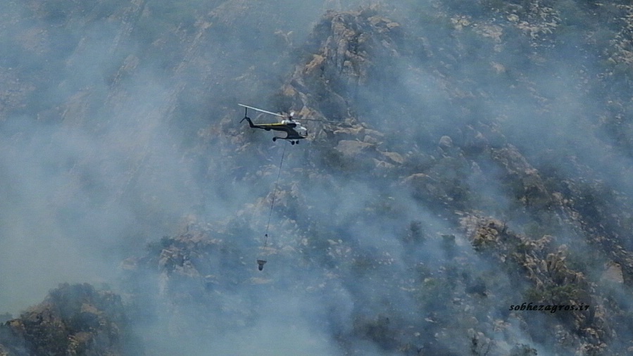تصاویری از عملیات مهار آتش سوزی ارتفاعات شمال گچساران 71