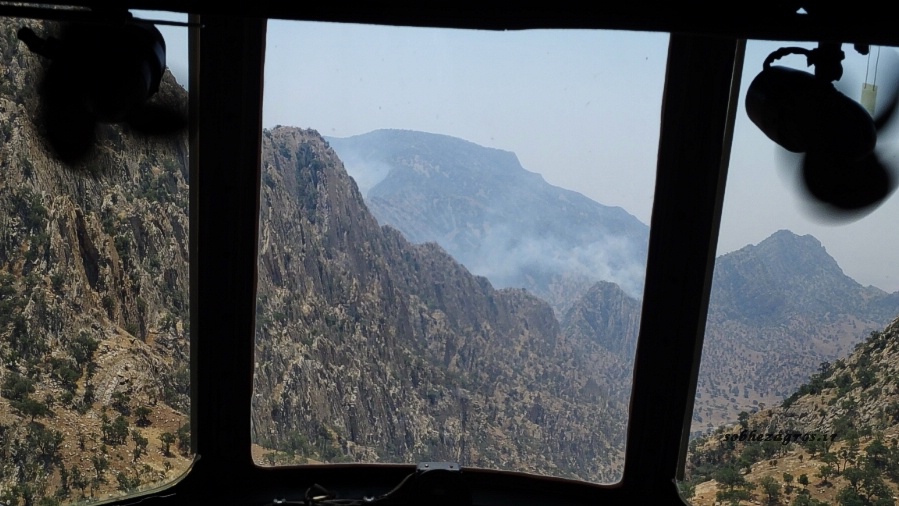 تصاویری از عملیات مهار آتش سوزی ارتفاعات شمال گچساران 67