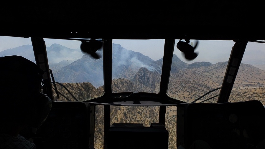 تصاویری از عملیات مهار آتش سوزی ارتفاعات شمال گچساران 70